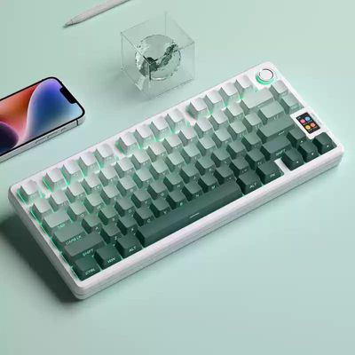 Gradient Side Engraved Keycaps - Green - OEM - 130 Keys_img_0