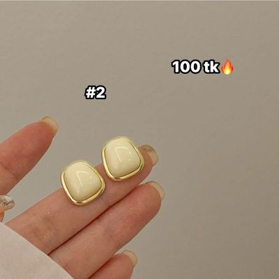 White Ear Ring-NS4411_img_2