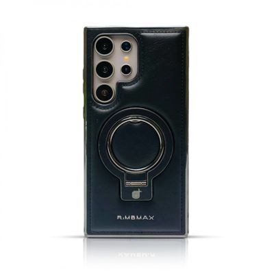 RMBMAX High-End Compatible PU Leather MagSafe Stand Case For Samsung Galaxy S25ultra S24ultra S23ultra_img_3