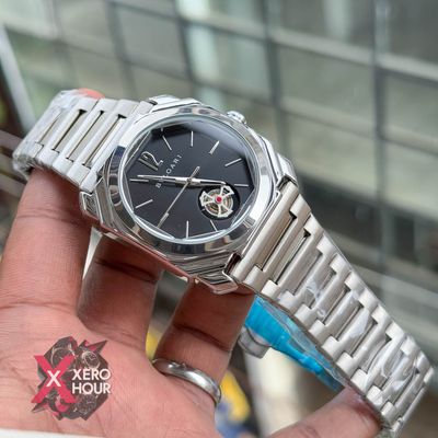 Bvlgari Rotation winding Turbine | Silver Black Dial_img_0