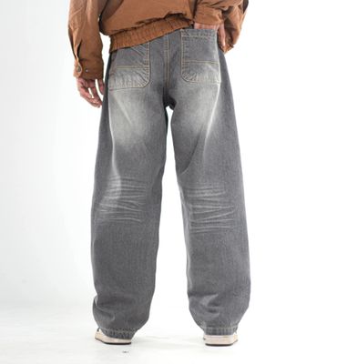 Baggy fitted Gray Denim pant_img_1