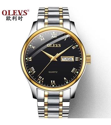 Olevs 5563 CHAIN WATCH –( Black Dial) For Men_img_0