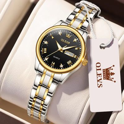 Olevs 5563 CHAIN WATCH –( Black Dial) For Men_img_1