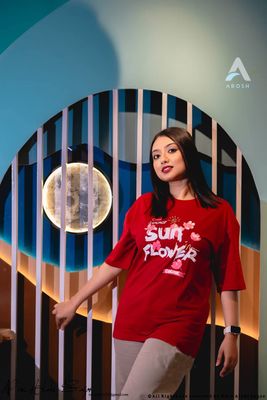 Ladies T-shirt (Sun Flower)_img_3