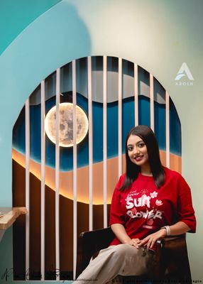 Ladies T-shirt (Sun Flower)_img_1