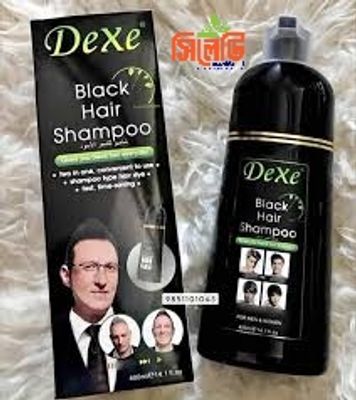 Dexe Black Hair Color Pump Dye Shampoo 200 ml. U K_img_2