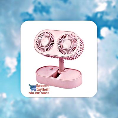 Double Motor Folding Table Top Fan_img_0