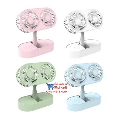 Double Motor Folding Table Top Fan_img_3