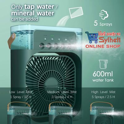 3 In 1 Air Cooling USB Fan with LED Night Light Water Fan_img_4