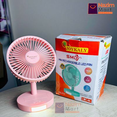 YG-717 Rechargeable Lithium Battery Strong Wind Portable Desk Table Fan_img_0