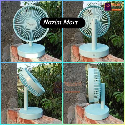 YG-717 Rechargeable Lithium Battery Strong Wind Portable Desk Table Fan_img_1