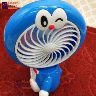Doremon Portable Rechargeable Mini Fan With Light_img_3