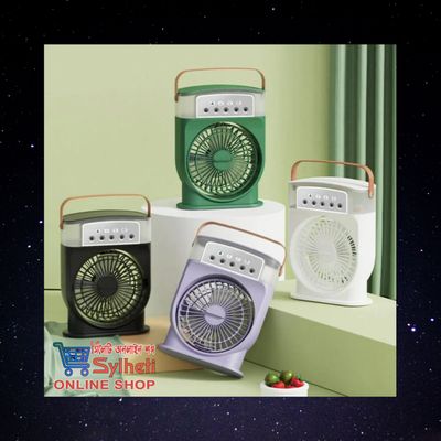 3 In 1 Air Cooling USB Fan with LED Night Light Water Fan_img_0