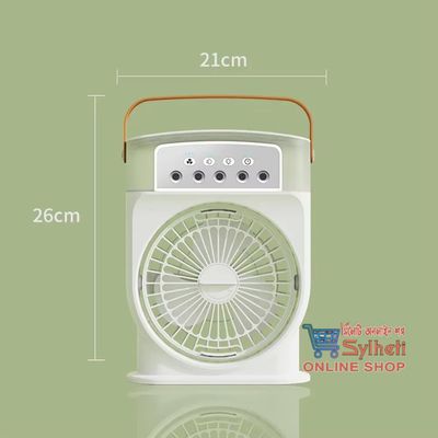 3 In 1 Air Cooling USB Fan with LED Night Light Water Fan_img_1