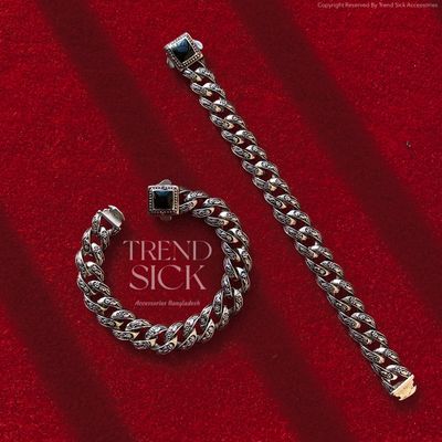ROSE PATTERN BRACELET (Silver)_img_0