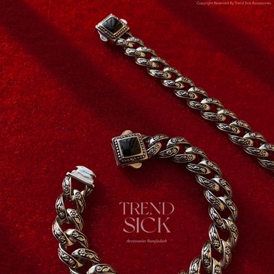 ROSE PATTERN BRACELET (Silver)_img_2