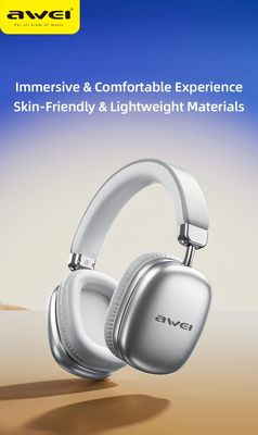Awei AT 7 Headphone 70 hours Play Time Bluetooth 5.4 Wireless Over The Ear Budget Headphones_img_3