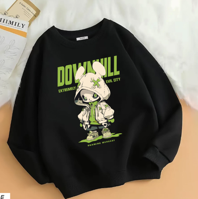 Sweatshirt Black Down_img_1