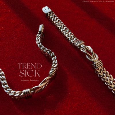 NOEUD MENS BRACELET (Silver)_img_1