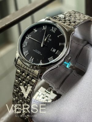 OMEGA DE VILLE SILVER CHAIN BLACK DIAL_img_0