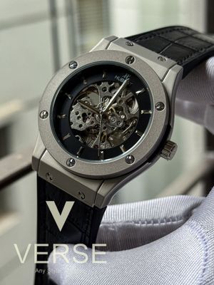 HUBLOT AUTO CLASSIC FUSION BLACK LEATHER BELT_img_0