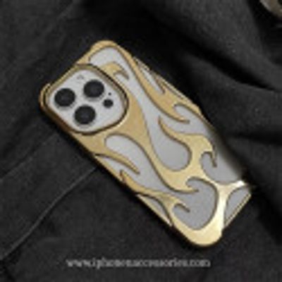 Gold Shiny FIRE Electroplated Soft Case_img_1