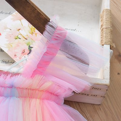 Imported🧚‍♀️ Rainbow Fairy Princess Dress – Sling Style with Wings_img_3
