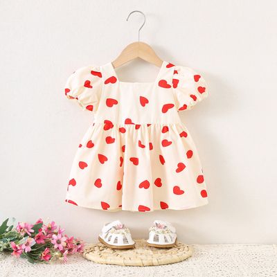 Imported🎀 Baby Girl Love Dress – Summer Princess Skirt_img_1