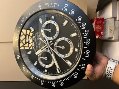 DAYTONA BLACK WALL CLOCK_img_0