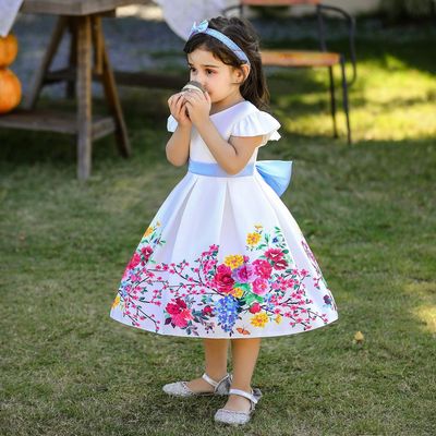 Imported🌹 Red Floral Princess Dress – Sleeveless EU/US Style for Girls_img_6