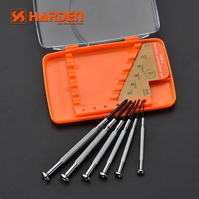 HARDEN 6Pcs CRV Precision Screwdriver Set; Model: 550121_img_1