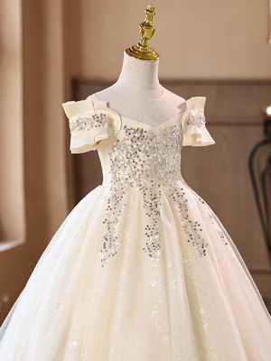 Imported🎀 Super Fairy Princess Dress – Poncho Style Birthday Dress for Girls_img_2
