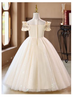 Imported🎀 Super Fairy Princess Dress – Poncho Style Birthday Dress for Girls_img_5