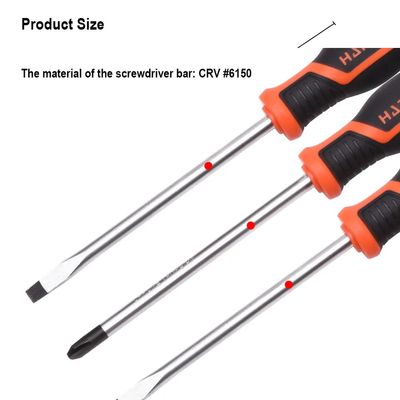 HARDEN 6Pcs Screwdriver Set Magnetic Precision Screw Drive 550396_img_1