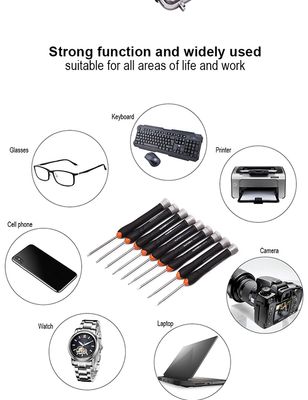 HARDEN 9 Pcs CRV Precision Screwdriver Set (CLASSIC) for Cell Phone Laptop repair; Model: 550122_img_1