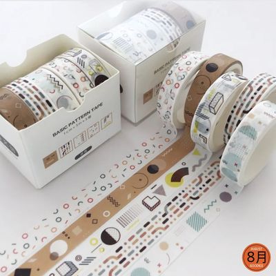 5 pieces set washi tapes_img_1