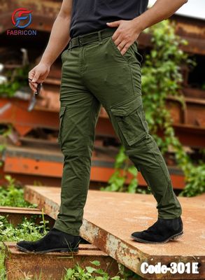 Premium Stretchable Cargo - Olive_img_2