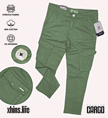 Premium Stretchable Cargo - Olive_img_0
