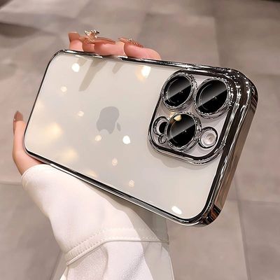 Luxury Plating Crystal Clear Anti Yellow Hard Case_img_2