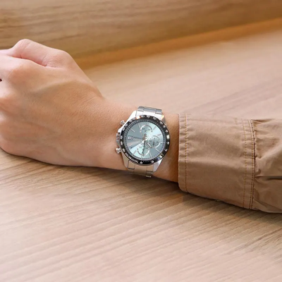 Seiko Spirit Chronograph Ice Blue Dial Men’s Watch- SBTR029_img_5