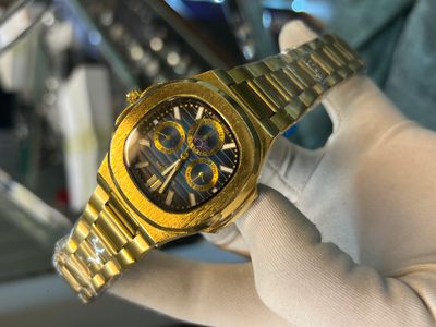 Patek Nautilus Chain Full Gold Tiffany Dial_img_0
