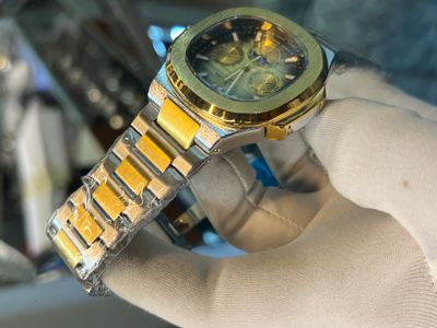 Patek Nautilus Chain Two Tone Gold Dial_img_1