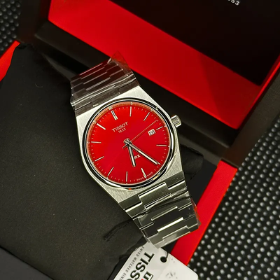 Tissot PRX Swiss Quartz Red Dial Men's Watch- T137.410.11.421.00_img_4