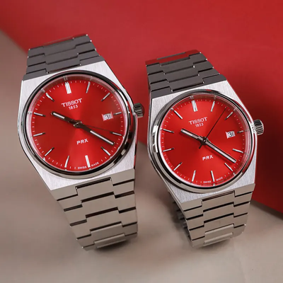 Tissot PRX Swiss Quartz Red Dial Men's Watch- T137.410.11.421.00_img_6