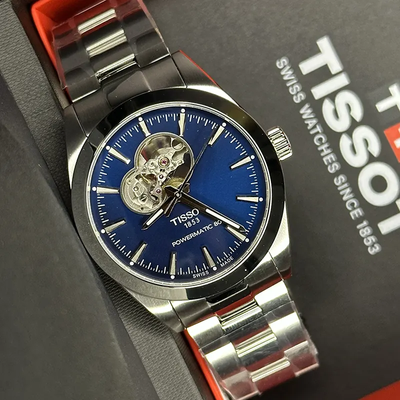 Tissot Gentleman Powermatic 80 Blue Dial Men's Watch- T127.407.11.041.01_img_1