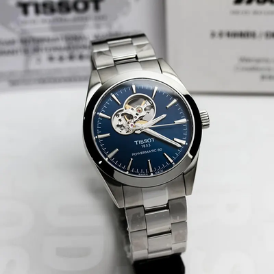 Tissot Gentleman Powermatic 80 Blue Dial Men's Watch- T127.407.11.041.01_img_6
