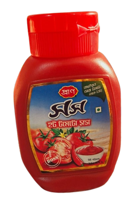 Pran Hot Tomato Sauce/sos 250 gram b - প্রাণ হট টমেটো সস ২৫০ গ্রাম b_img_0