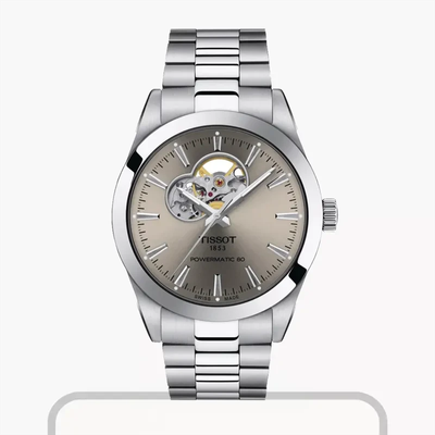 Tissot Gentleman Powermatic 80 Gray Dial Men's Watch- T127.407.11.081.00_img_0