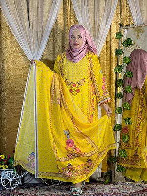 Indian Weightless Georgette Three-Piece_img_3