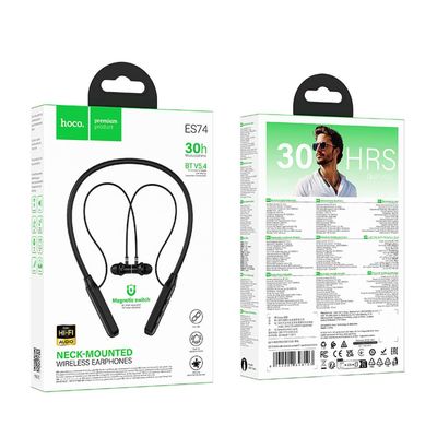 Hoco Wireless Sport ES74 Headphones with Microphone (BT v5.4) - Black_img_3